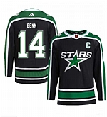 Men's Dallas Stars #14 Jamie Benn Black 2022-23 Reverse Retro Stitched Jersey Dzhi,baseball caps,new era cap wholesale,wholesale hats